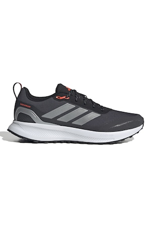 adidas Runfalcon 5 gri cu negru — adidași de alergare accesibili, cu finisaj rezistent la apă