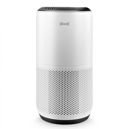 Levoit Core 400S — purificator de aer cu filtru 3-în-1 True HEPA și carbon activ, Wi-Fi și mod auto