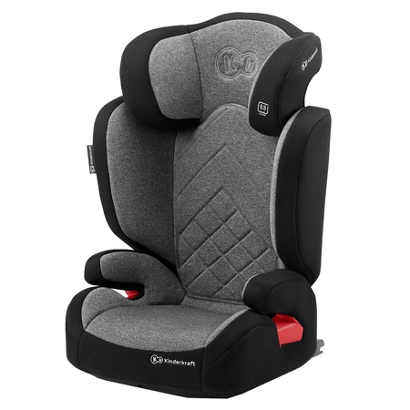 Kinderkraft Xpand — booster ISOFIX 15-36 kg accesibil, cu tetieră reglabilă, pentru copii mari
